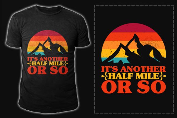 Download Hiking Vector Vintage  T Shirt Design - Hiking Collection